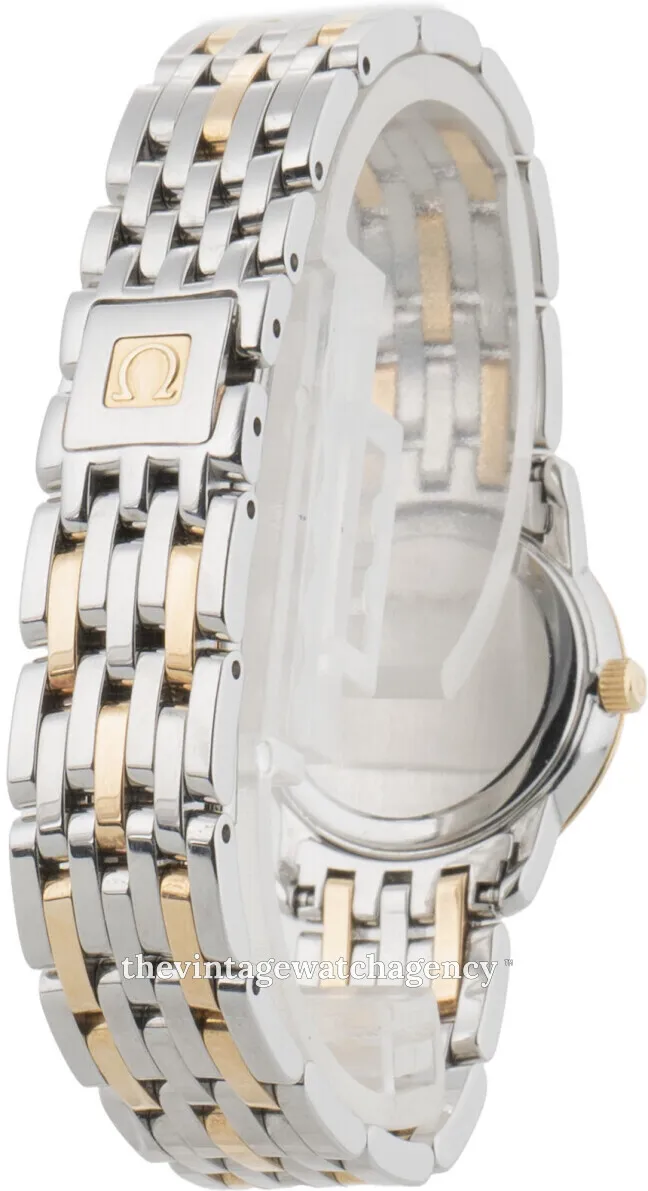 Omega De Ville 4375.71.00 22mm Polished 18 carat yellow gold steel White 4