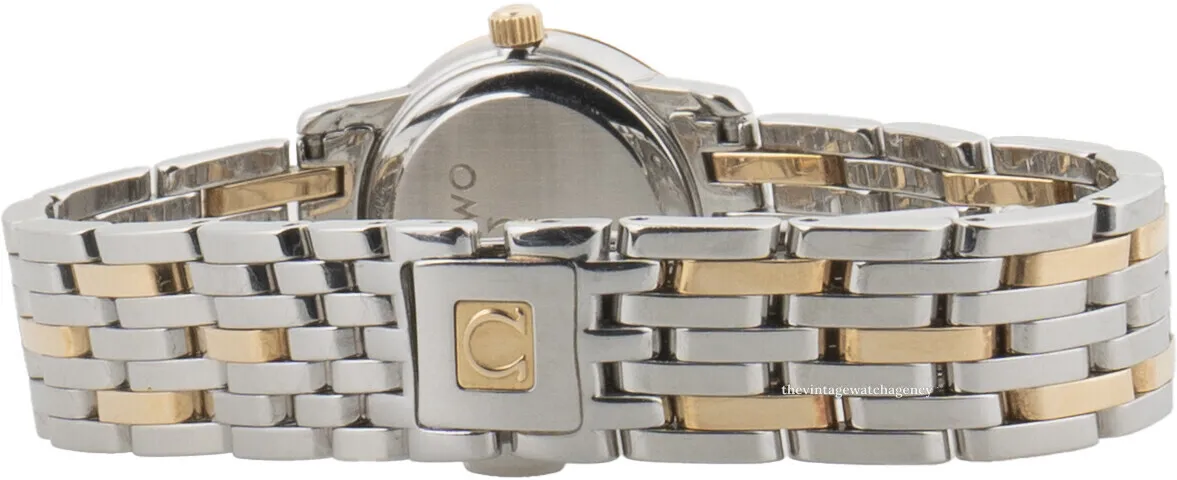 Omega De Ville 4375.71.00 22mm Polished 18 carat yellow gold steel White 5