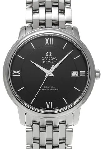 Omega De Ville Prestige 424.10.37.20.01.001 37mm Stainless steel Black