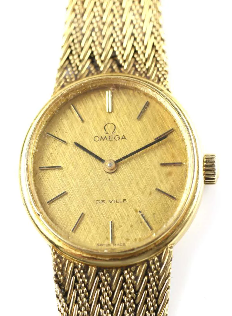 Omega De Ville 17mm 18k Gold Gold