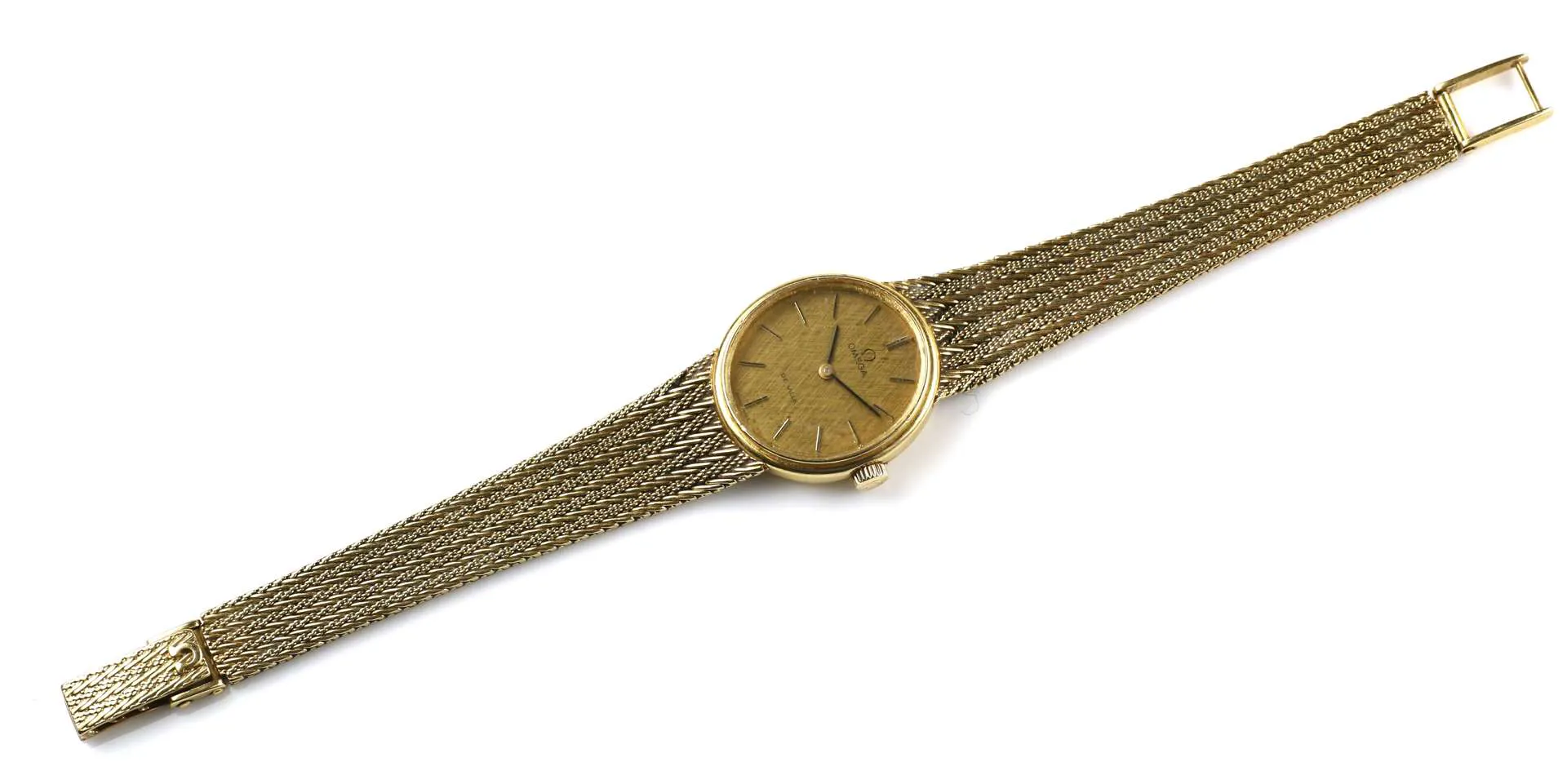 Omega De Ville 17mm 18k Gold Gold 1