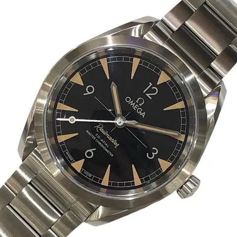 Omega Railmaster 220.10.40.20.01.001 40mm Stainless steel Black