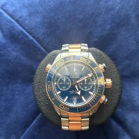 Omega Seamaster Planet Ocean 215.20.46.51.03.001 Yellow gold and Stainless steel Blue 3