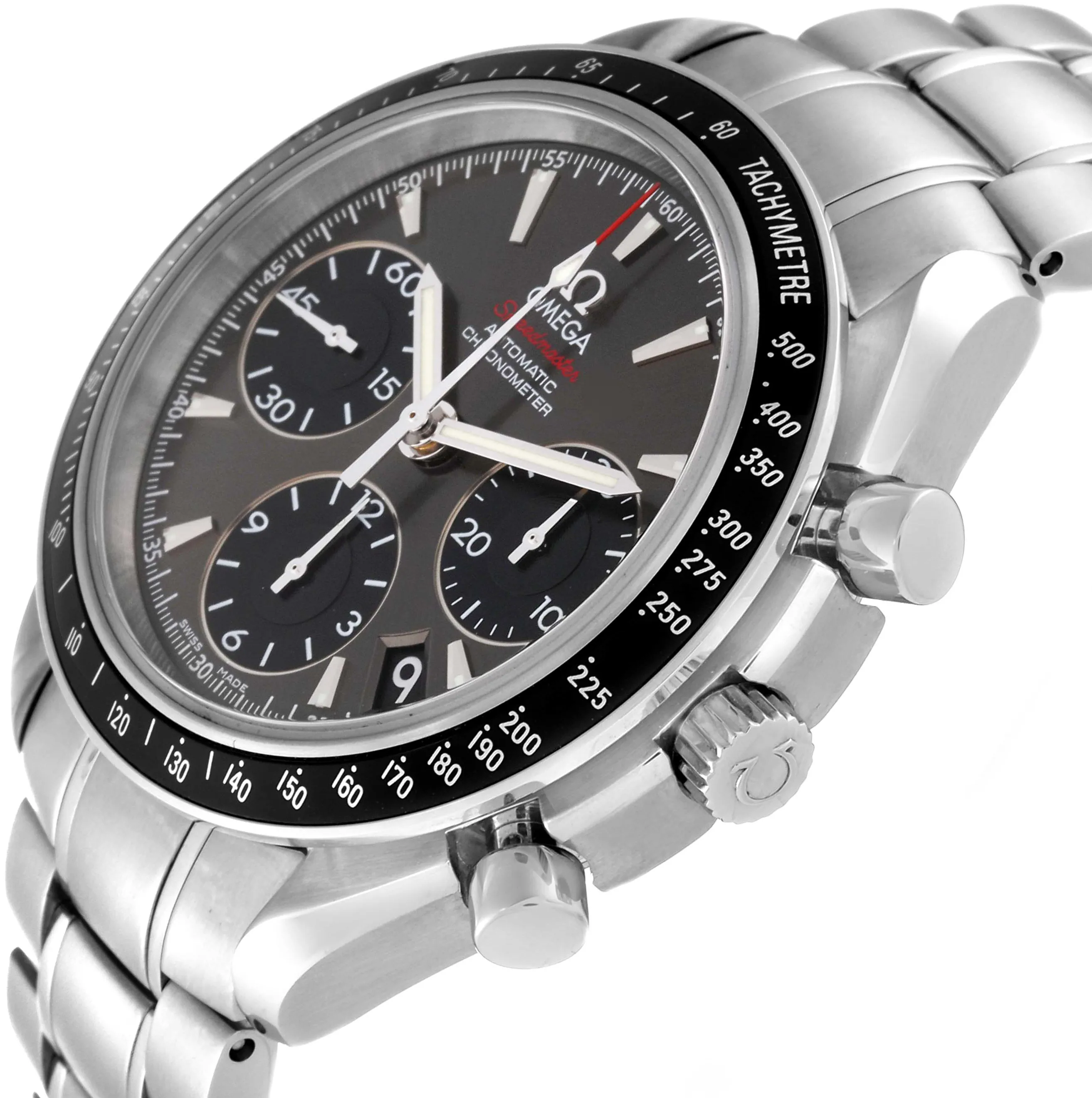 Omega Speedmaster Date 323.30.40.40.06.001 40mm Stainless steel Gray 4