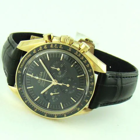 Omega Speedmaster Moonwatch 310.63.42.50.10.001 42mm Yellow gold Green