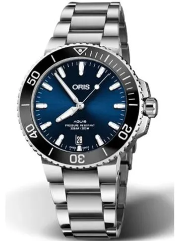 Oris Aquis 01 733 7732 4135-07 8 21 05PEB 39.5mm Stainless steel Blue