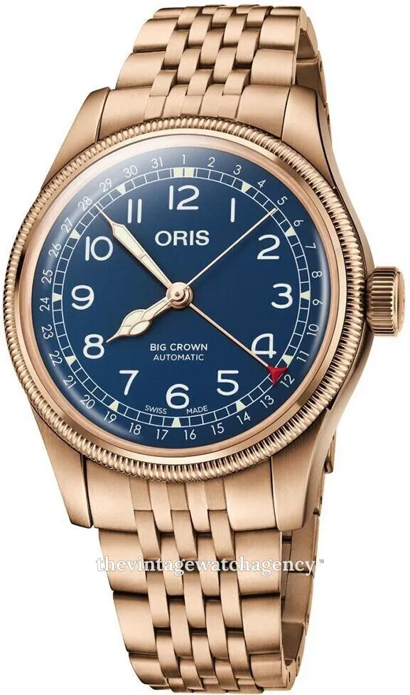 Oris Big Crown 01 754 7741 3165-07 8 20 01 40mm Stainless steel Blue