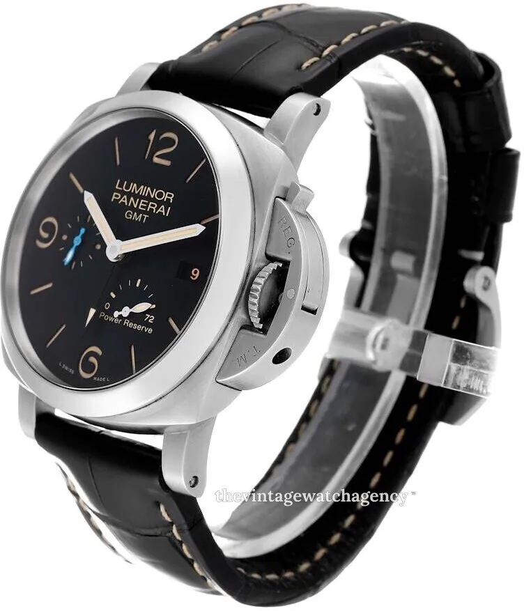 Panerai Luminor 1950 3 Days GMT Power  PAM 01321 44mm Stainless steel Black 3