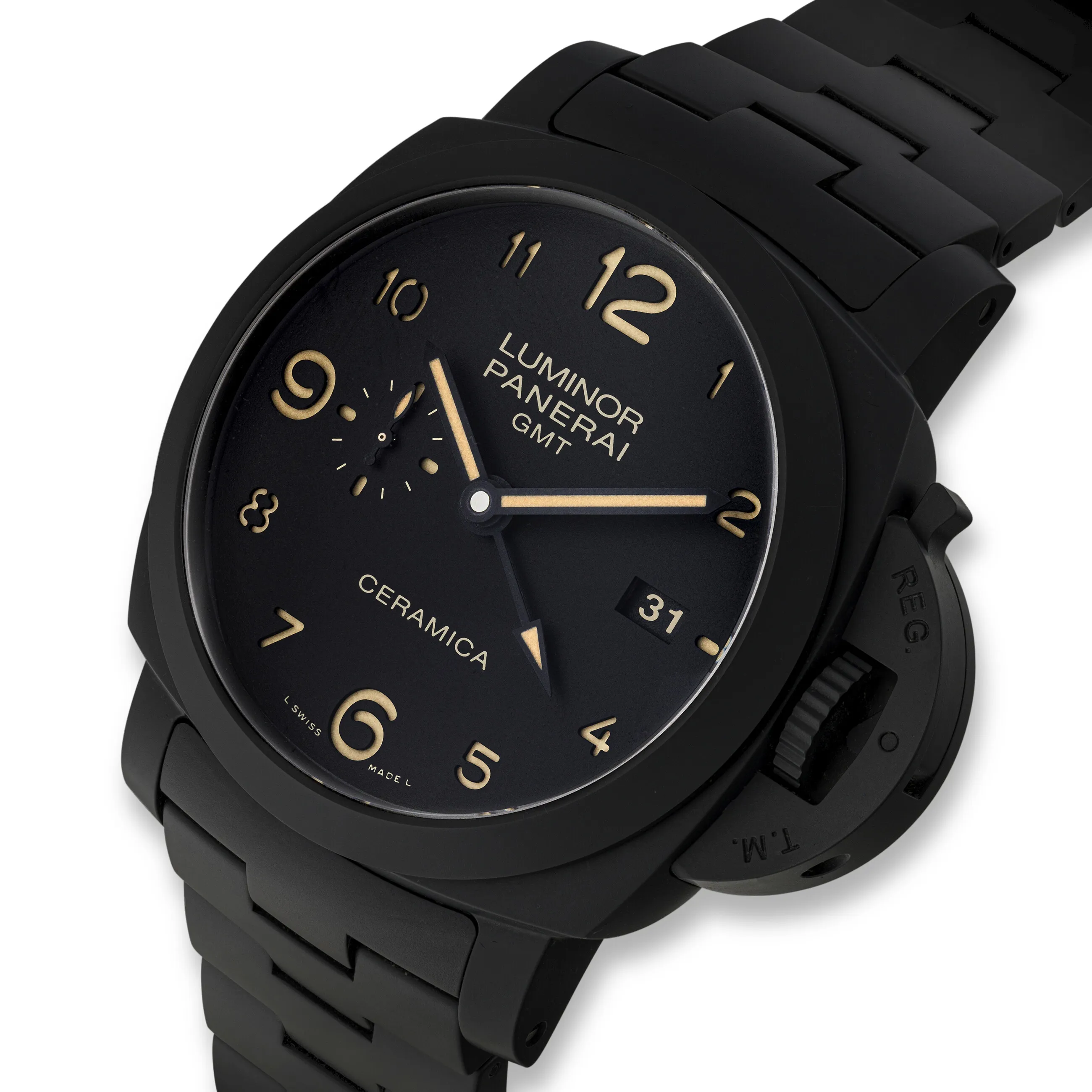 Panerai Luminor 1950 PAM 00438 44mm Ceramic And Titanium Black