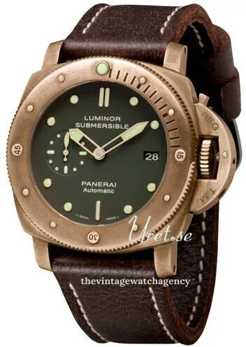 Panerai Luminor Submersible PAM 00382 47mm Green