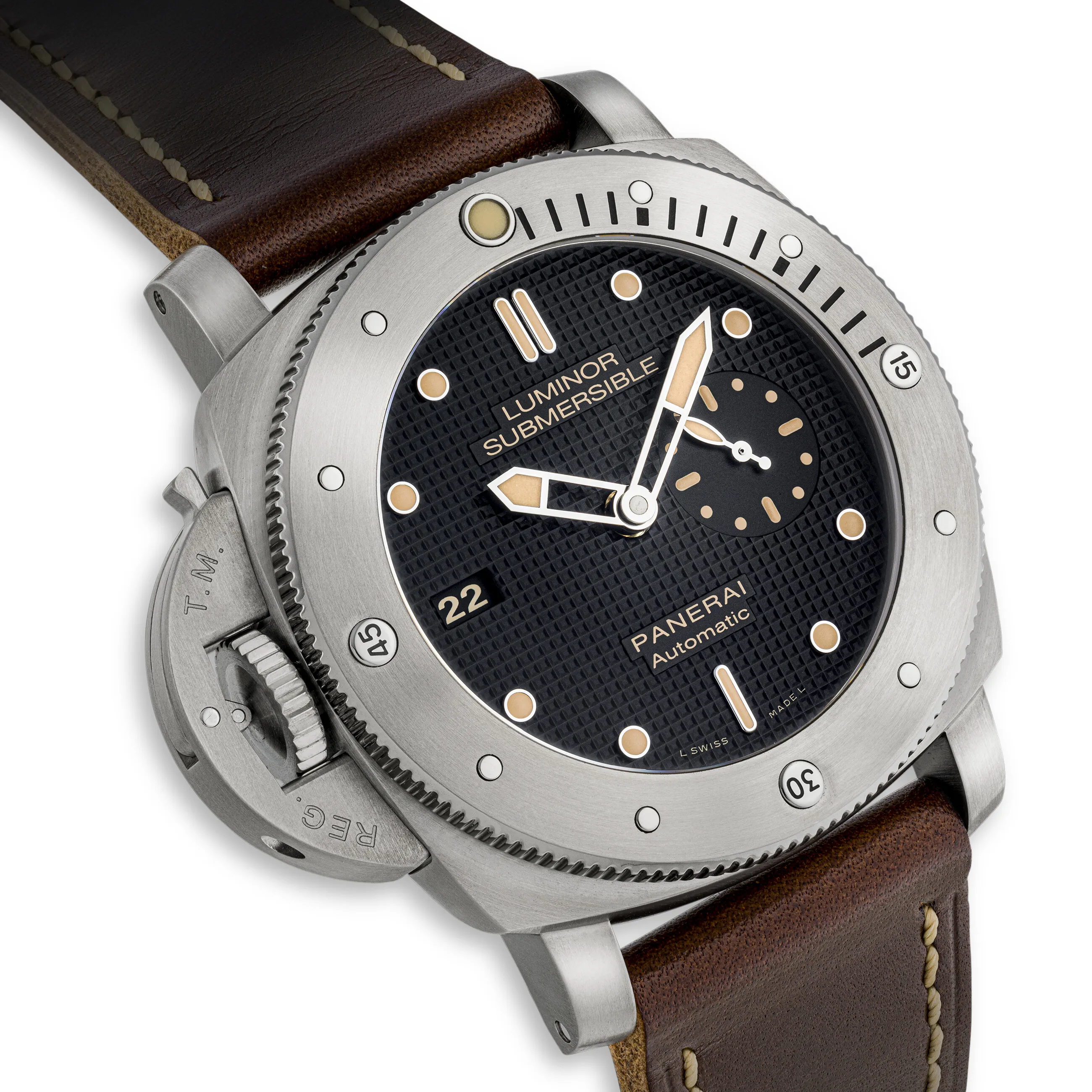 Panerai Submersible PAM 00569 47mm Titanium Black