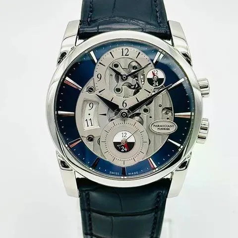 Parmigiani Fleurier Tonda PFC231-0001800-HA3142 42mm Stainless steel Blue