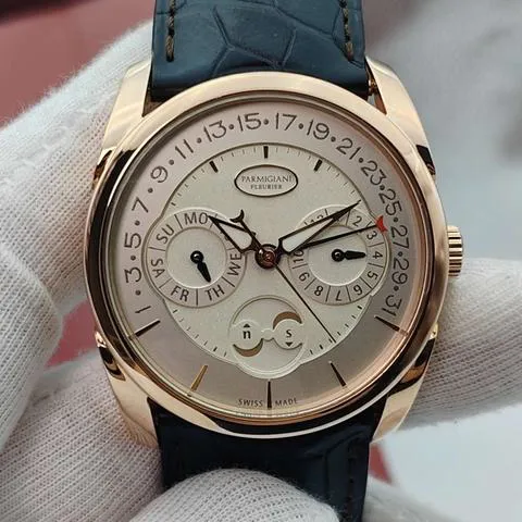 Parmigiani Fleurier Tonda PFC272-1002400-ha1241 40mm Rose gold Silver