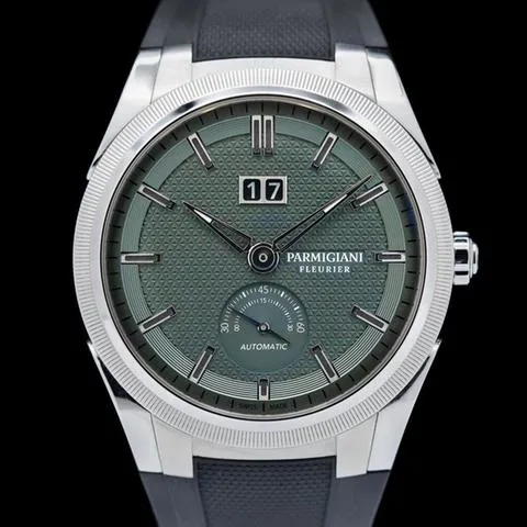 Parmigiani Fleurier Tonda PFS910-1020002-10018 42mm Stainless steel Green