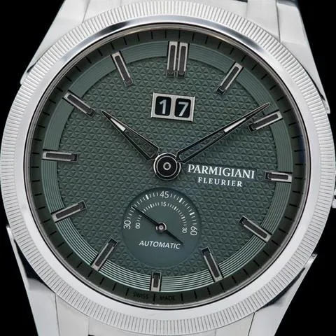 Parmigiani Fleurier Tonda PFS910-1020002-10018 42mm Stainless steel Green 1