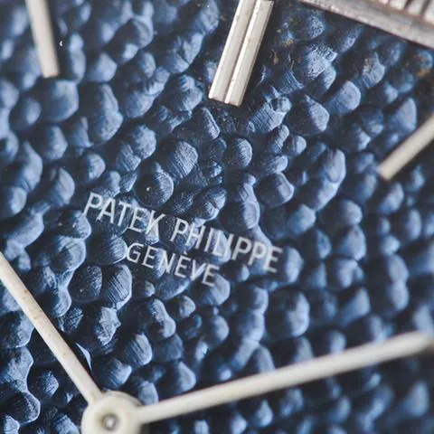 Patek Philippe 3528 31.5mm White gold Blue 3