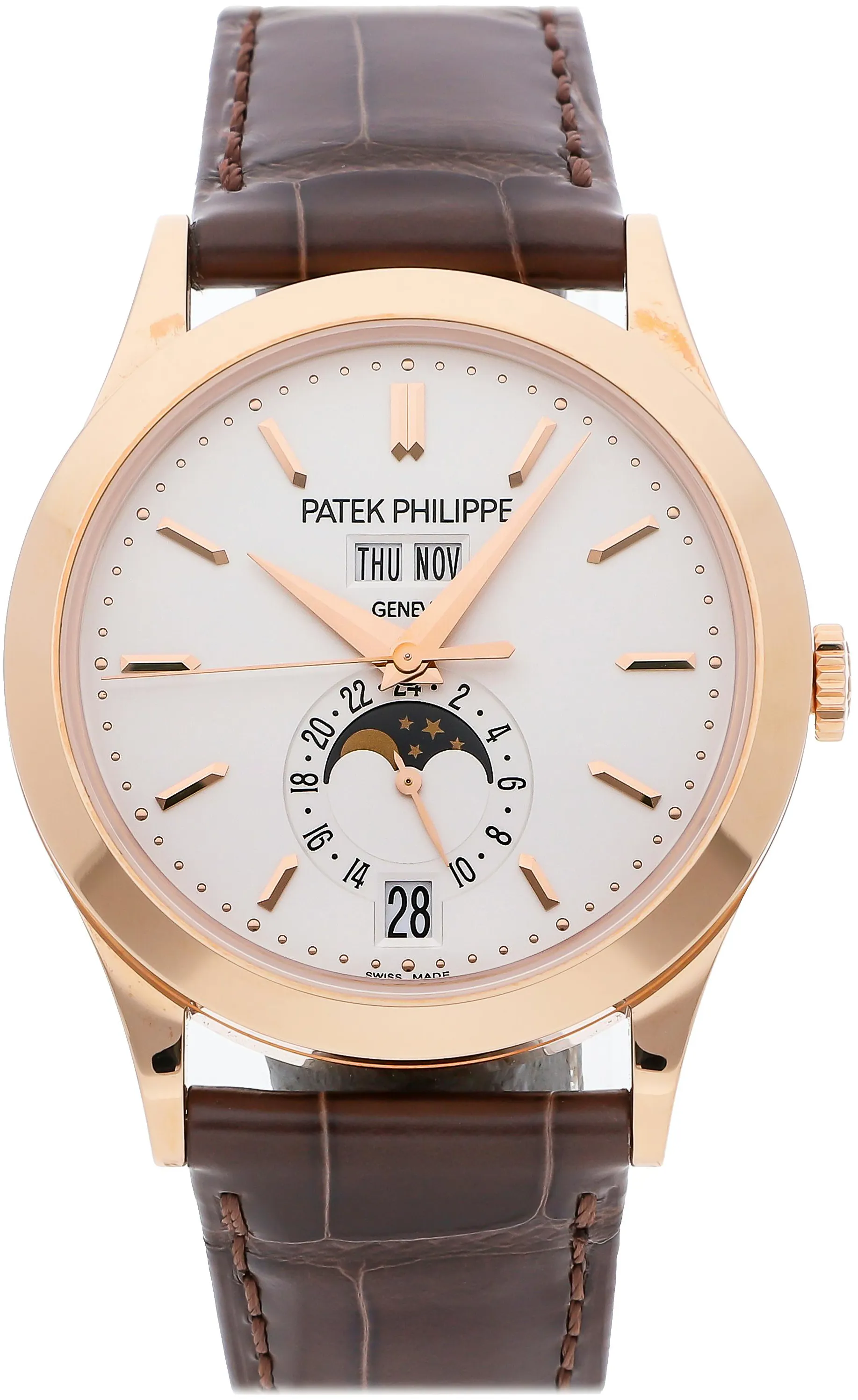 Patek Philippe Annual Calendar 5396R-011 38mm Rose gold Silver