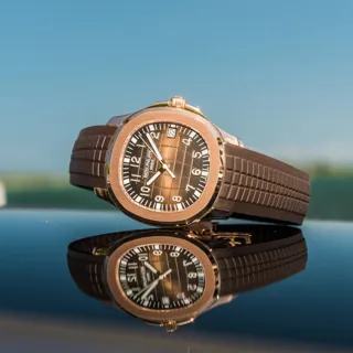 Patek Philippe Aquanaut 5167R-001 Rose gold Brown