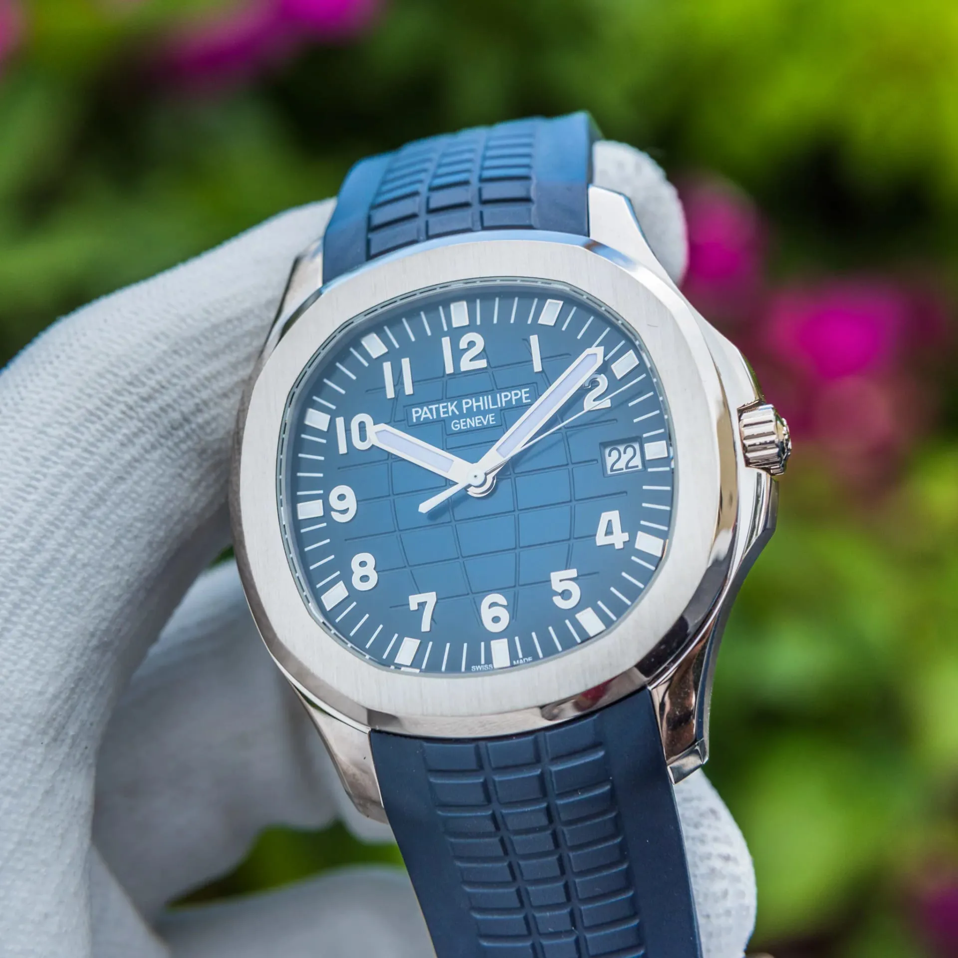 Patek Philippe Aquanaut 5168G-001 42mm White gold Blue