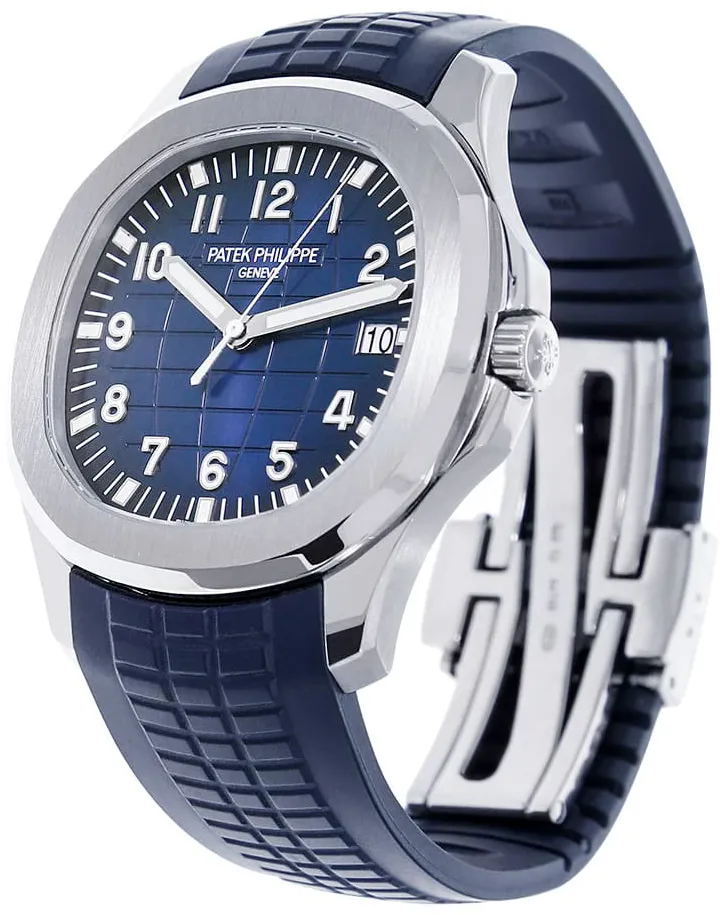 Patek Philippe Aquanaut 5168G-001 42mm White gold Blue 1