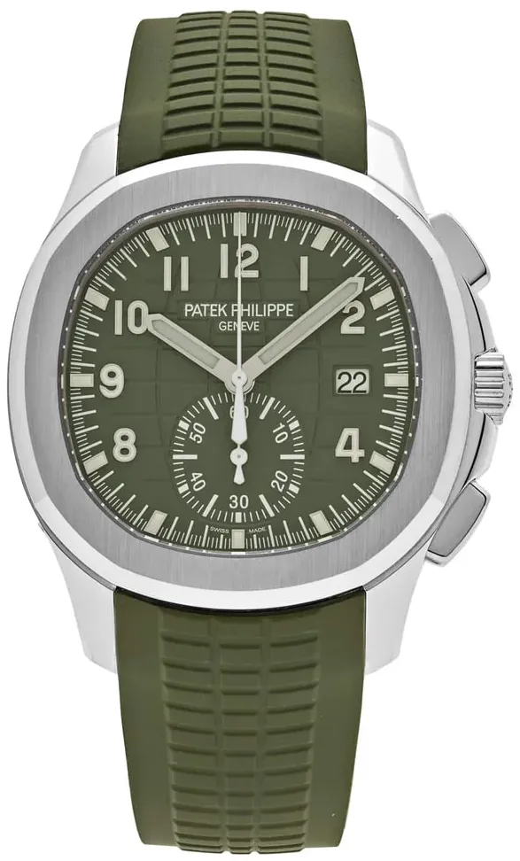 Patek Philippe Aquanaut 5968G-010 42mm White gold Green