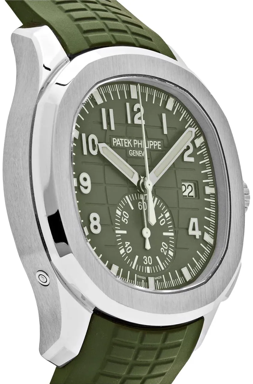 Patek Philippe Aquanaut 5968G-010 42mm White gold Green 2