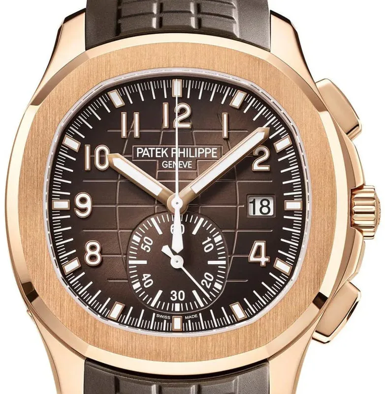 Patek Philippe Aquanaut 5968R-001 42mm Rose gold Brown