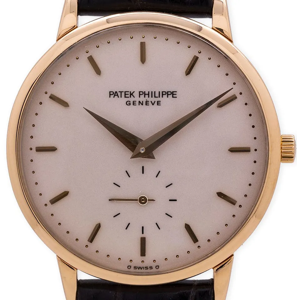 Patek Philippe Calatrava 3893J 33mm Yellow gold Ivory