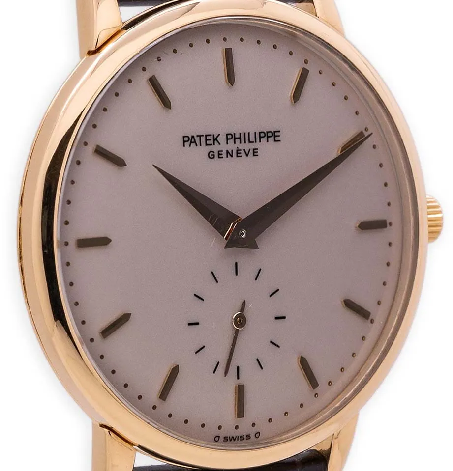 Patek Philippe Calatrava 3893J 33mm Yellow gold Ivory 2