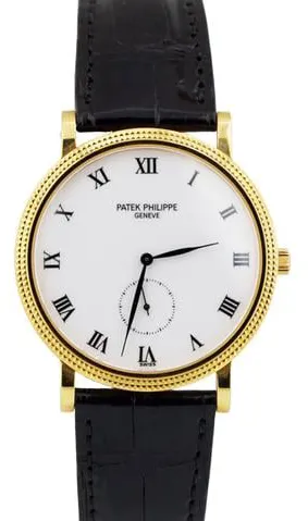 Patek Philippe Calatrava 3919J 35.5mm Yellow gold White