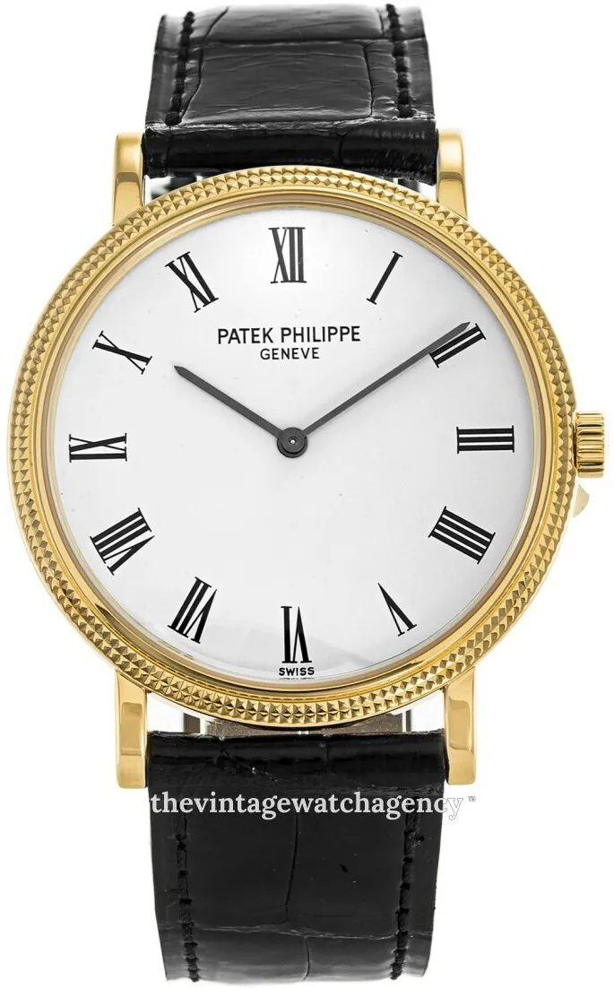 Patek Philippe Calatrava 5120J-001 35mm 18k yellow gold White