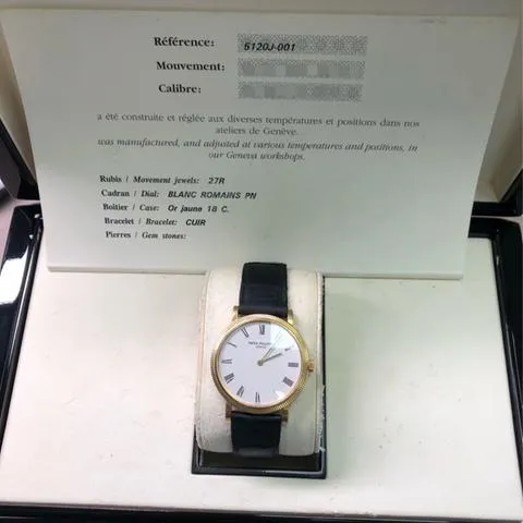 Patek Philippe Calatrava 5120J-001 35mm Yellow gold White 1