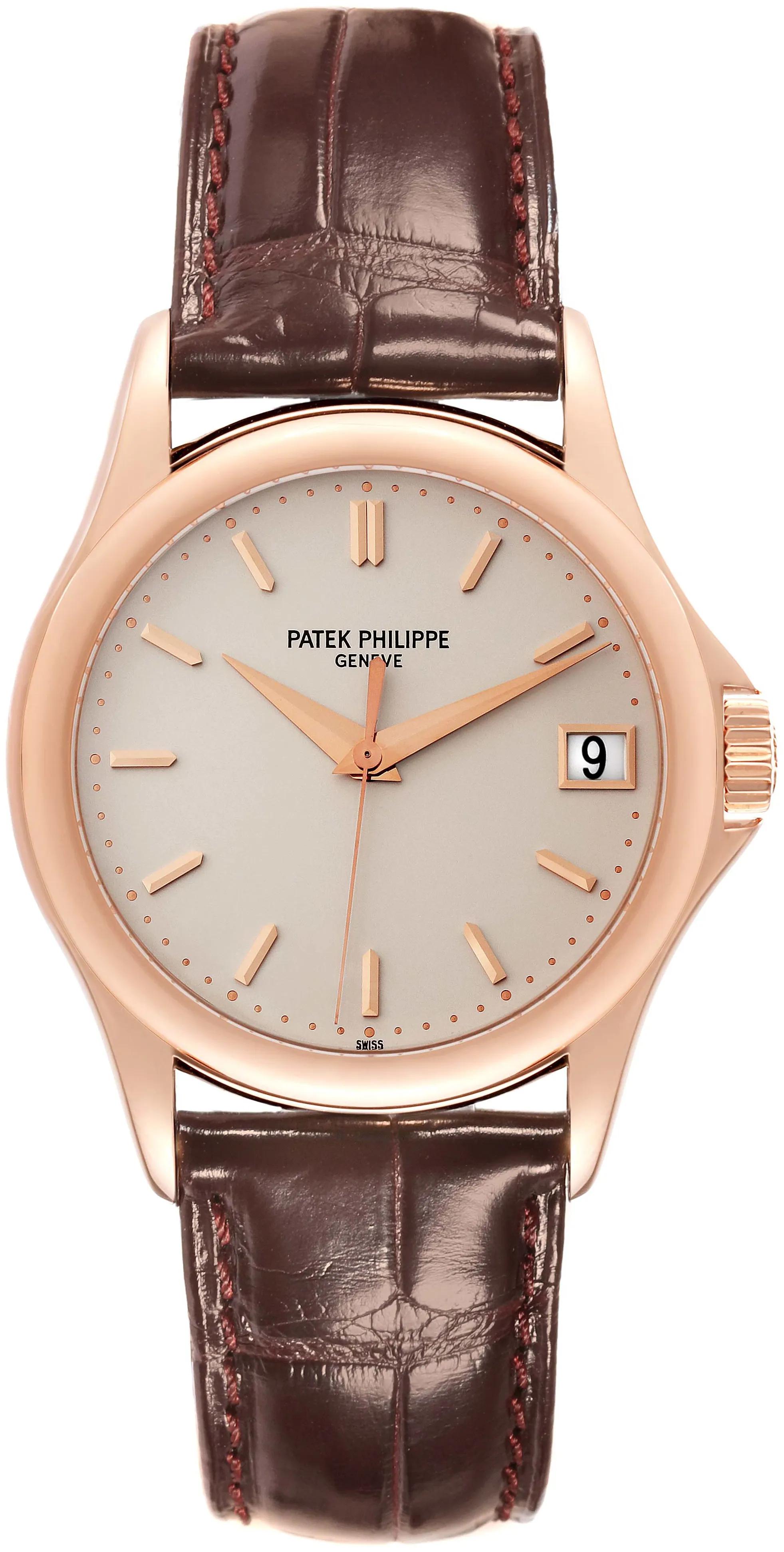 Patek Philippe Calatrava 5127R-001 37mm Rose gold Silver 1