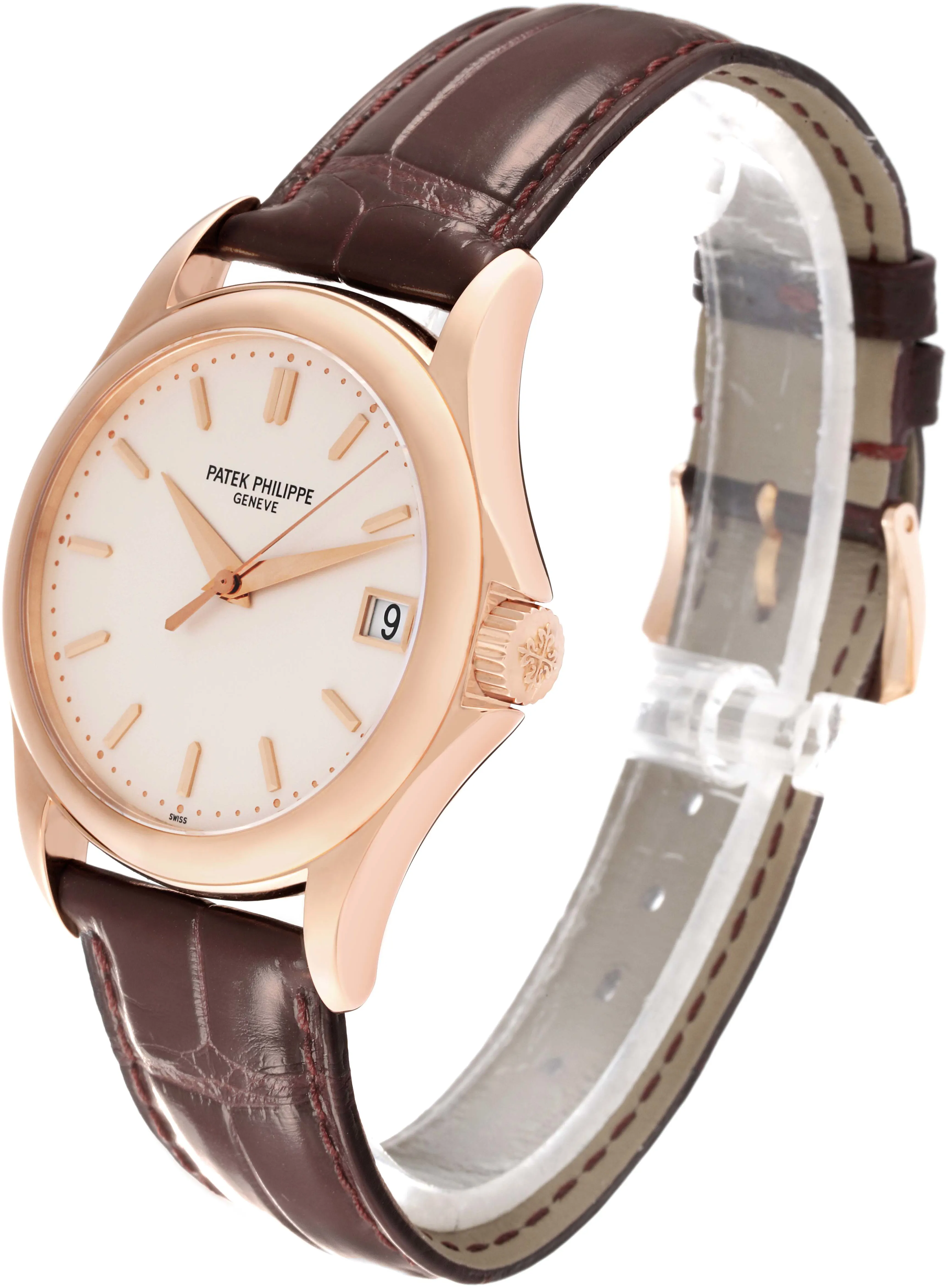 Patek Philippe Calatrava 5127R-001 37mm Rose gold Silver 2