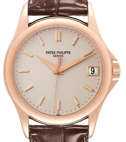 Patek Philippe Calatrava 5127R-001 37mm Rose gold Silver