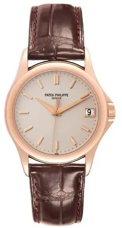 Patek Philippe Calatrava 5127R-001 37mm Rose gold Silver 9