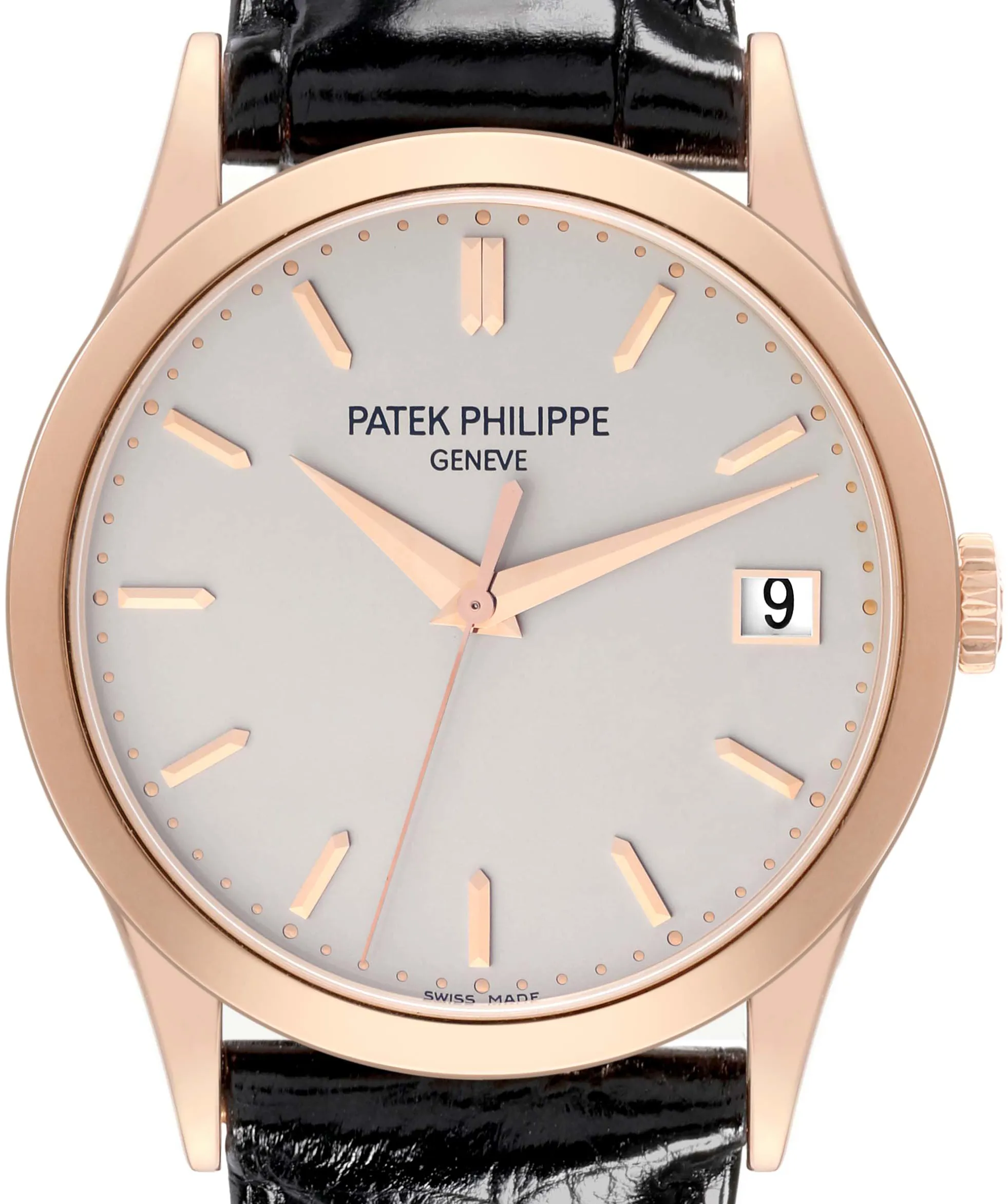 Patek Philippe Calatrava 5296R-010 38mm Rose gold and 18k rose gold Silver