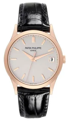 Patek Philippe Calatrava 5296R-010 38mm Rose gold Silver 3