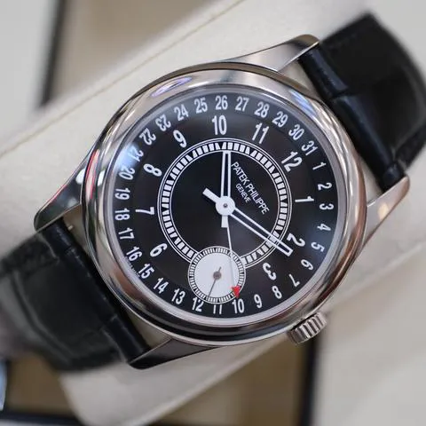 Patek Philippe Calatrava 6006G-001 39mm White gold Black 1