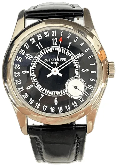 Patek Philippe Calatrava 6006G-001 39mm White gold Black