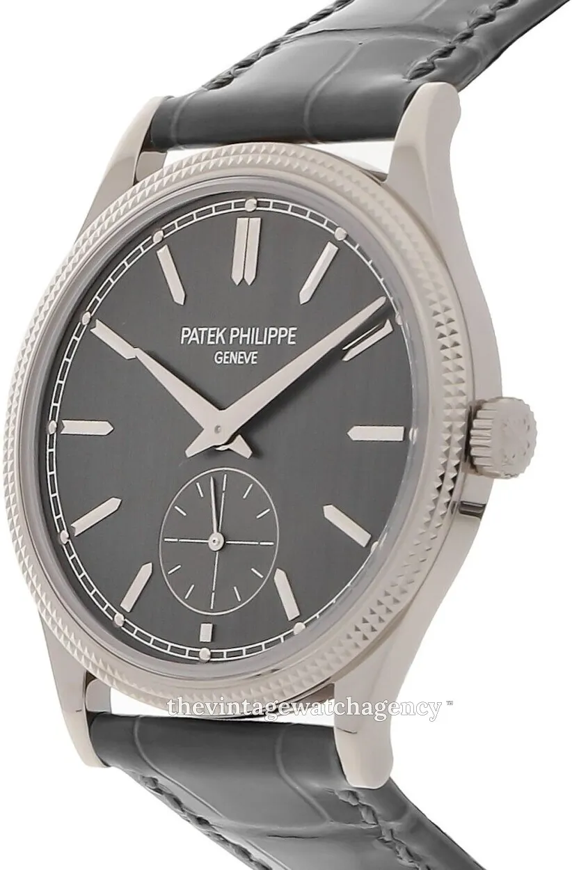 Patek Philippe Calatrava 6119G-001 39mm White gold Gray 1