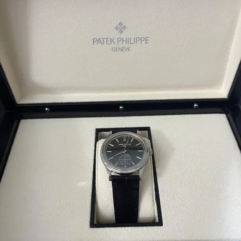 Patek Philippe Calatrava 6119G-001 39mm White gold Gray 2