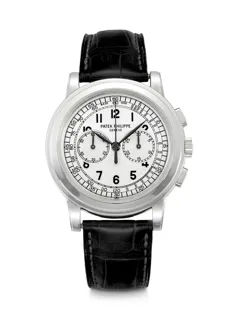 Patek Philippe Chronograph 5070G 18k white gold Silver