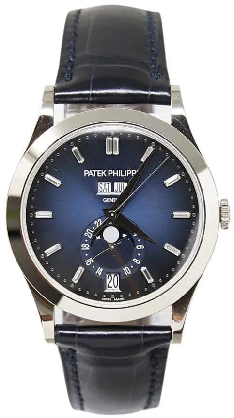 Patek Philippe Complications 5396G-017 38.5mm White gold Blue