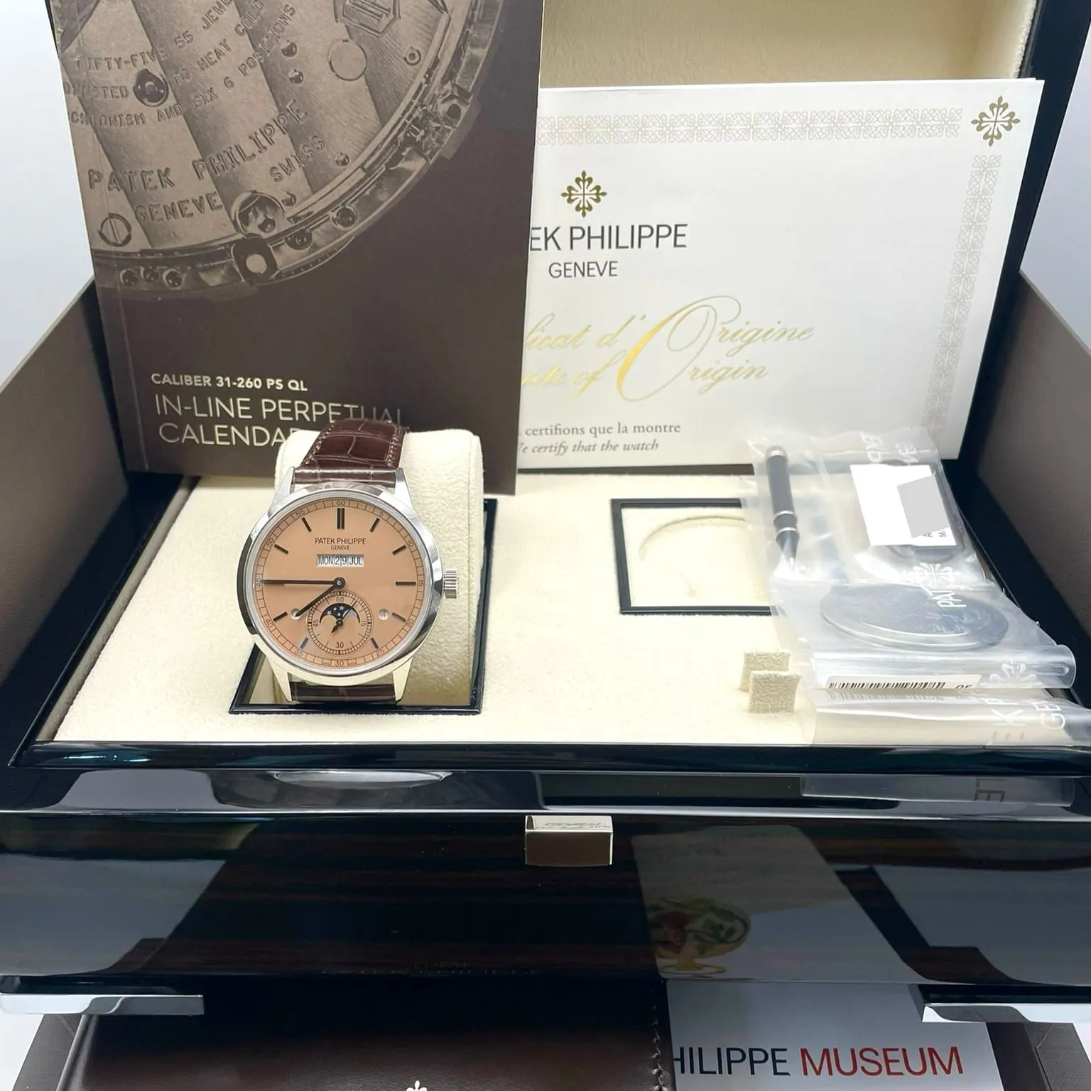 Patek Philippe Grand Complications 5236P-010 41.5mm Platinum Salmon 5