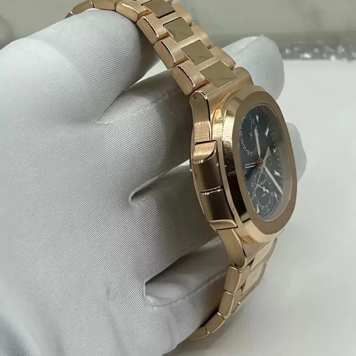 Patek Philippe Nautilus 5990/1R-001 40.5mm Rose gold Blue 2