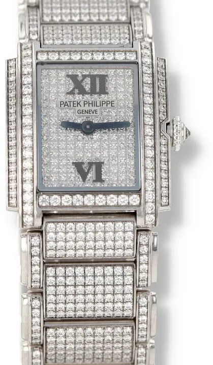 Patek Philippe Twenty~4 4909/50G-001 22mm White gold Diamond