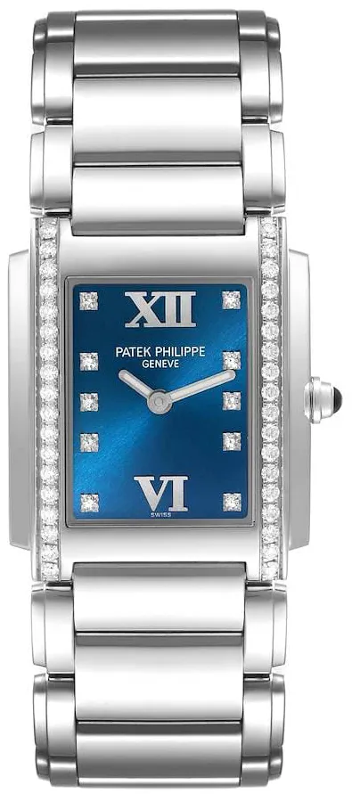 Patek Philippe Twenty~4 4910/10A-012 25mm Stainless steel Blue