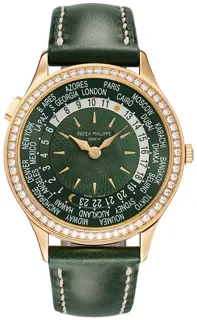 Patek Philippe World Time 7130R-014 Rose gold Green