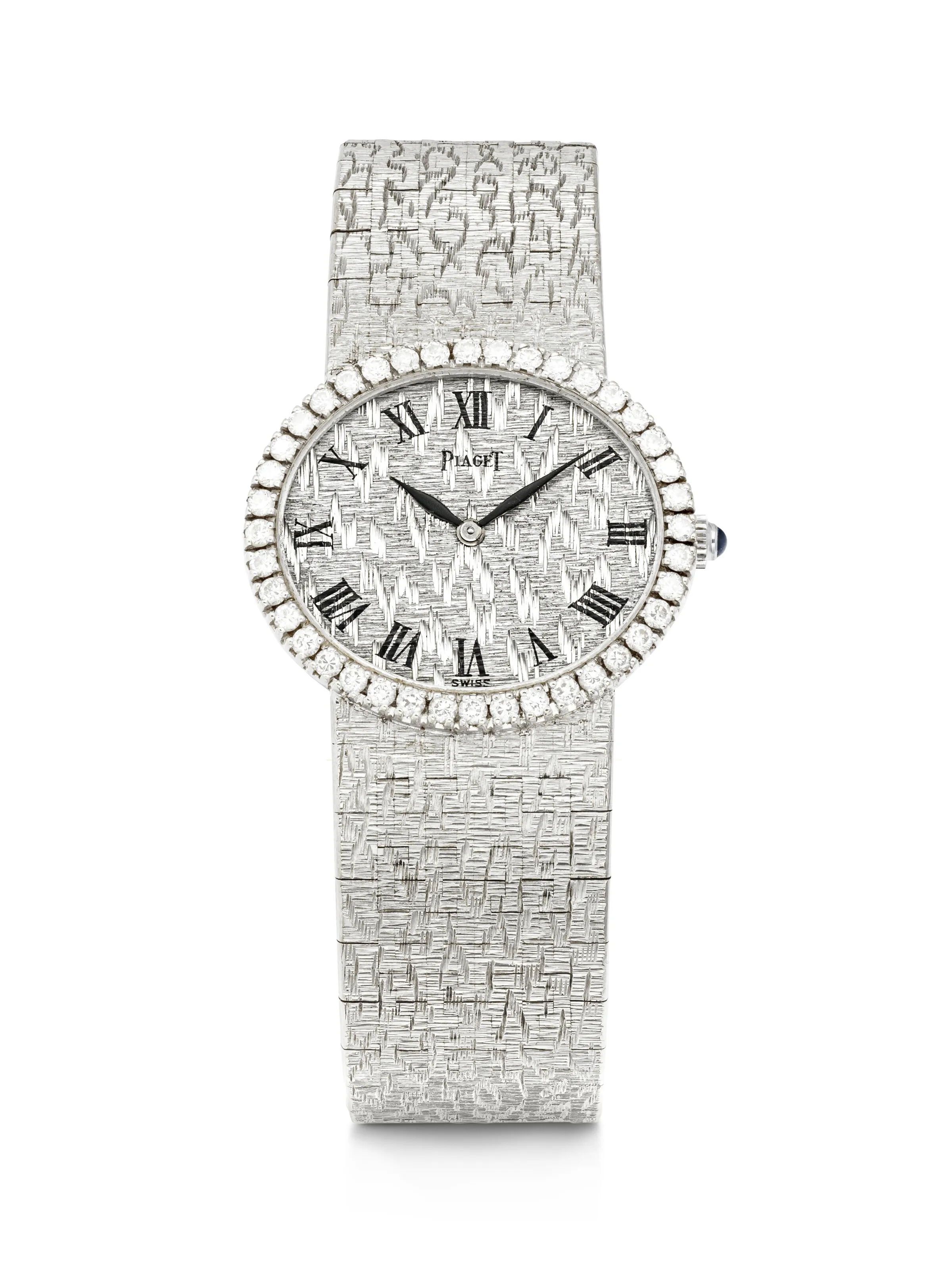 Piaget 9806 A 68 27mm 18k white gold Silvered